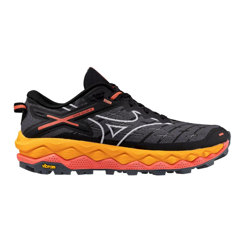Scarpe da trail running Mizuno Scarpa Wave Mujin 10 WOS (Nero/Bianco/Corallo caldo) Donna