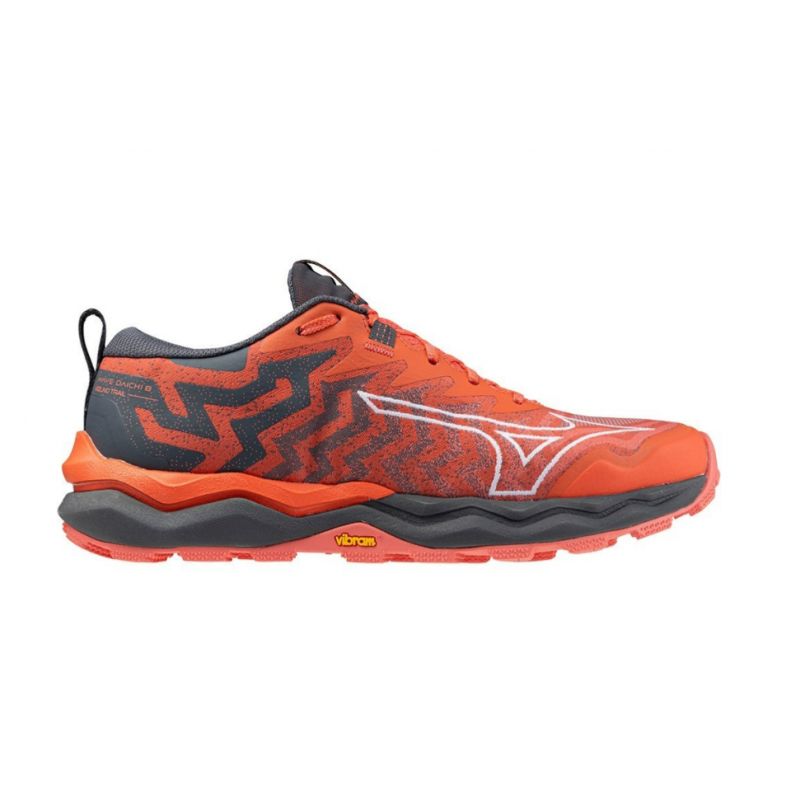 Terrengløpesko Mizuno Sko Wave Daichi 8 WOS (Hot Coral/White/Turbulence) for kvinner