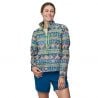 Patagonia W's Houdini Stash 1/2 Zip P/O (High Hopes Geo: Salamander Green)