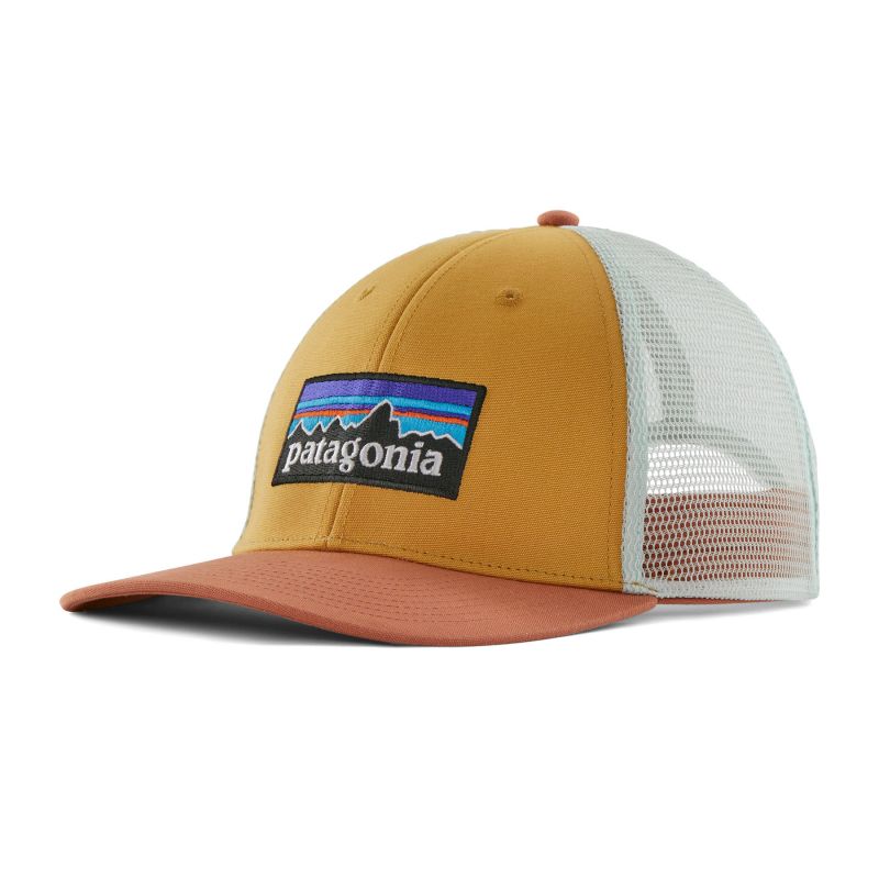 Patagonia Cappello trucker P-6 Logo LoPro (Pufferfish Gold)