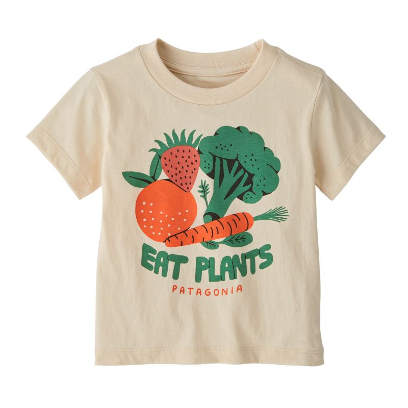 Patagonia Baby Graphic T-paita (Farm Snacks: värjäämätön luonnollinen) lapsi