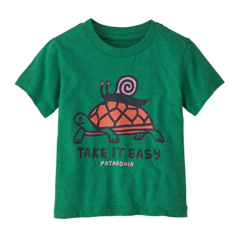Patagonia Grafisk t-shirt för barn (Easy Rider: Gather Green) barn