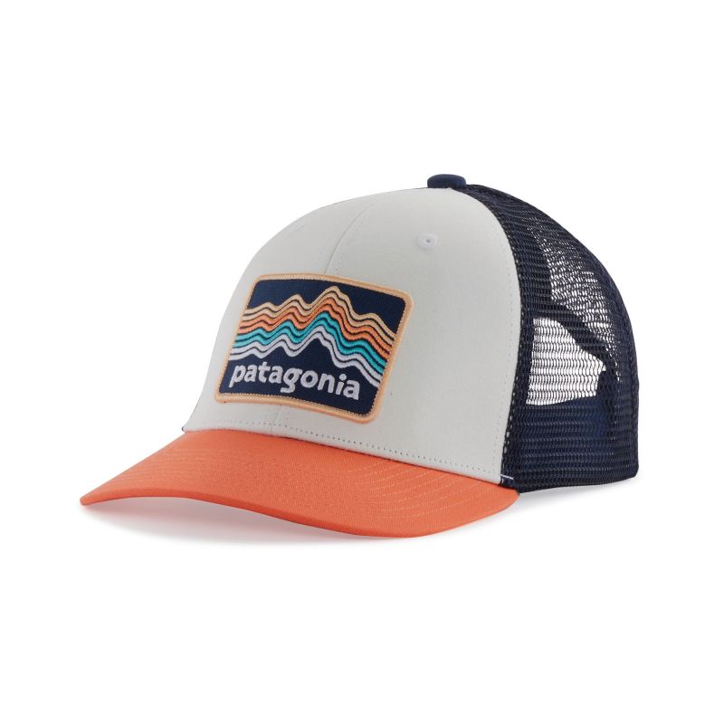 Casquette PATAGONIA K's Trucker Hat (Ridge Rise Stripe: Coho Coral) enfant