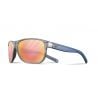 Occhiali da sole Julbo RENEGADE M (GRIS TRANSLU BRILLANT / BLEU REACTIV Controllo dell'abbagliamento 1-3) Cat. 1-3