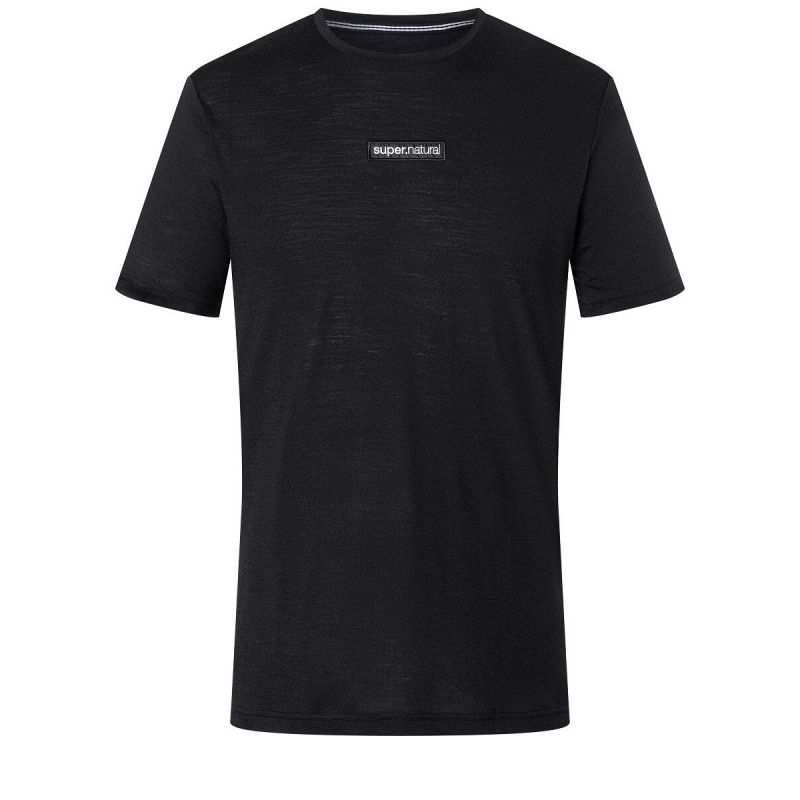 T-Shirt SUPER.NATURAL M NEW SCHOOL TEE (Jet Black) Männer