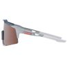 100% SPEEDCRAFT - Soft Tact Stone Grey - HiPER Crimson Silver Mirror Lens ()