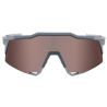 100% SPEEDCRAFT - Soft Tact Stone Grey - HiPER Crimson Silver Mirror Lens ()