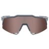 100% SPEEDCRAFT - Soft Tact Stone Grey - HiPER Crimson Silver Spiegelende Lens ()
