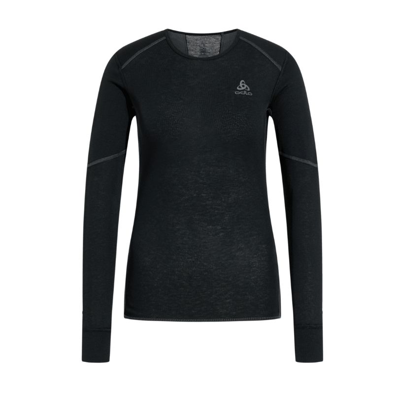 Langermet T-skjorte for kvinner Odlo Active X-warm Eco (svart)