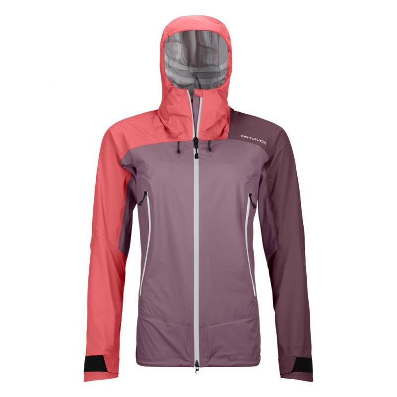Veste hardshell ORTOVOX Westalpen 3l Light (wild berry) Femme