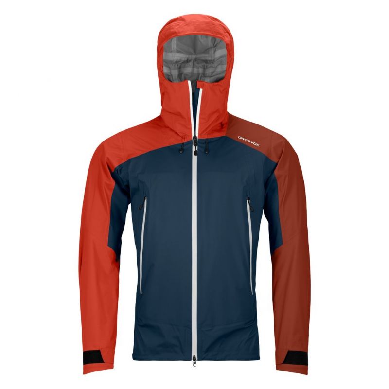 Jakke Ortovox Hardshell Westalpen 3l Light Jacket for menn (stillehavsgrønn)
