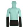 Fleecejacke Ortovox FLEECE RIB HOODY W (aquatic ice) Women