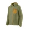 Polar Patagonia R1 Air hettegenser med hel glidelås (Buckhorn Green) mann