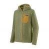 Polar Patagonia R1 Air Sudadera con capucha y cremallera (Buckhorn Green) hombre