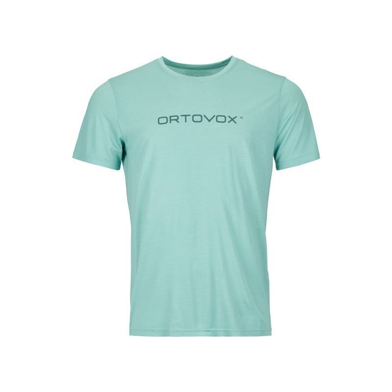 T-shirt ORTOVOX 150 COOL BRAND TS M (Aquatic Ice) homme