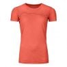 Ortovox 150 COOL MOUNTAIN TS W (korall) T-skjorte for kvinner