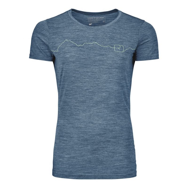 Dam - Ortovox 150 COOL MOUNTAIN TS W (petrol blue blend) T-shirt