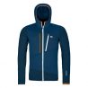 Fleece Ortovox FLEECE GRID HOODY M (deep ocean) Mann