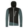 Heren fleece Ortovox FLEECE GRID HOODY M (bergblauw)