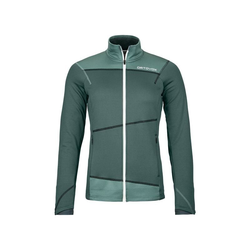 Veste polaire ORTOVOX FLEECE LIGHT JACKET W (dark arctic grey) femme