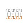 Mammut Sender Wire 12 cm 6-pak Quickdraws (Wire Gate/Wire Gate.light grey-gold)