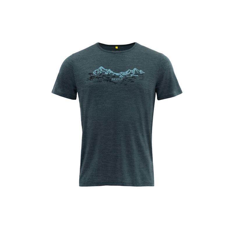 T-shirt Devold Herrar UTLADALEN MERINO 130 TEE (flood)