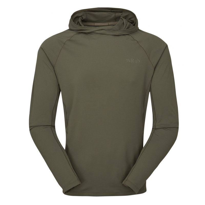 Pitkähihainen T-paita Rab Sonic Hoody (Light Khaki)