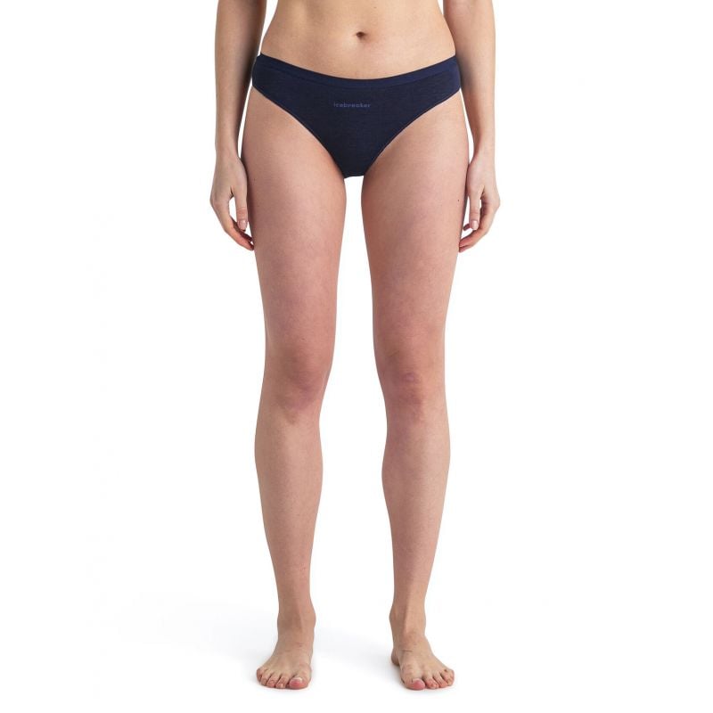 Braguitas de mujer Icebreaker Women Merino Core Bikini (MIDNIGHT NAVY)