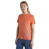 ICEBREAKER W M Core SS Tee Plume EMBER, X Small (EMBER)