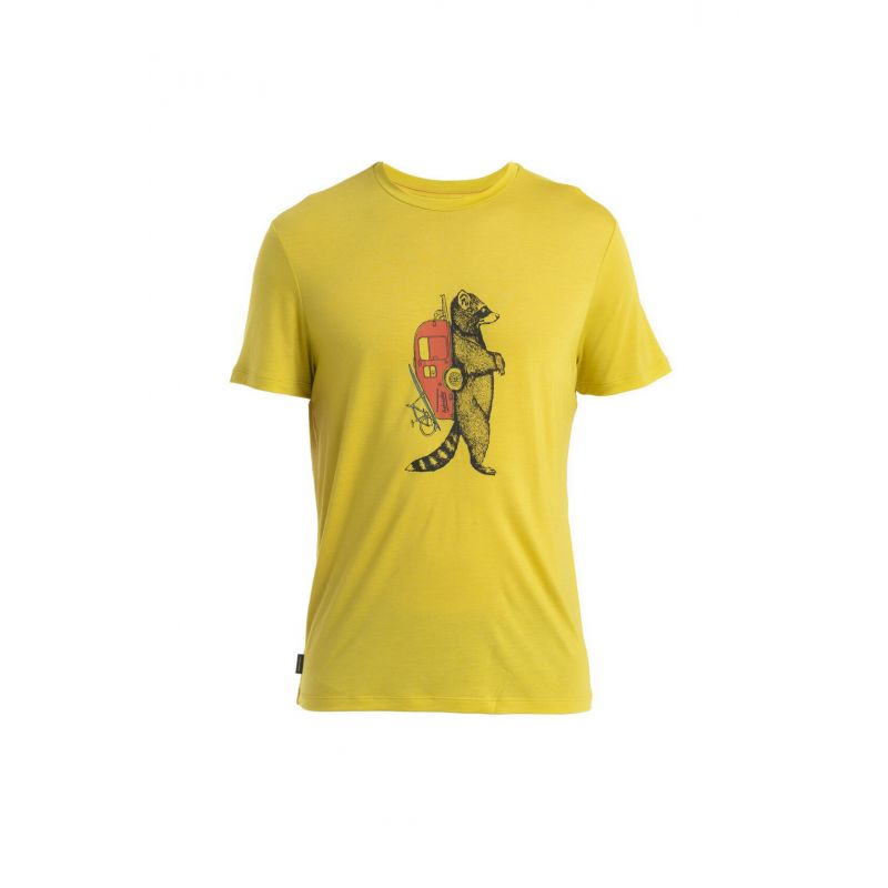 T-paita Icebreaker Miehet Merino Core SS Tee Waschbar Wandering (LUX) mies