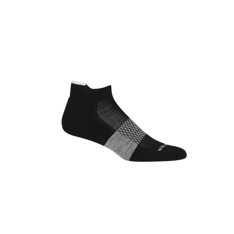 Icebreaker Multisport Light Micro (Black/Snow) sokker for menn