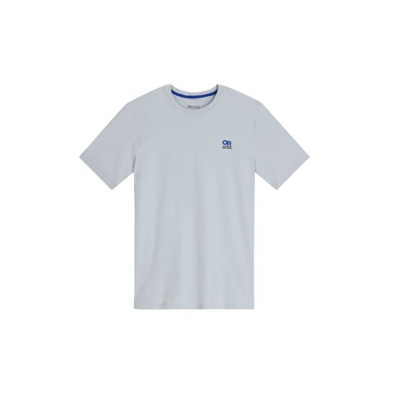 T-shirt Outdoor Research ACTIVEICE SPECTRUM SUN T-SHIRT (Titanium) Mænd