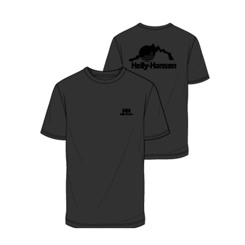 T-Shirt HELLY HANSEN Nord Graphic T-Shirt (Ebony) Homme