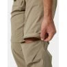 Pantaloni da trekking da uomo Helly Hansen Brono Softshell Zip Off Pant (Pebble)