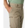 Pantaloni da trekking da uomo Helly Hansen Brono Softshell Zip Off Pant (Pebble)
