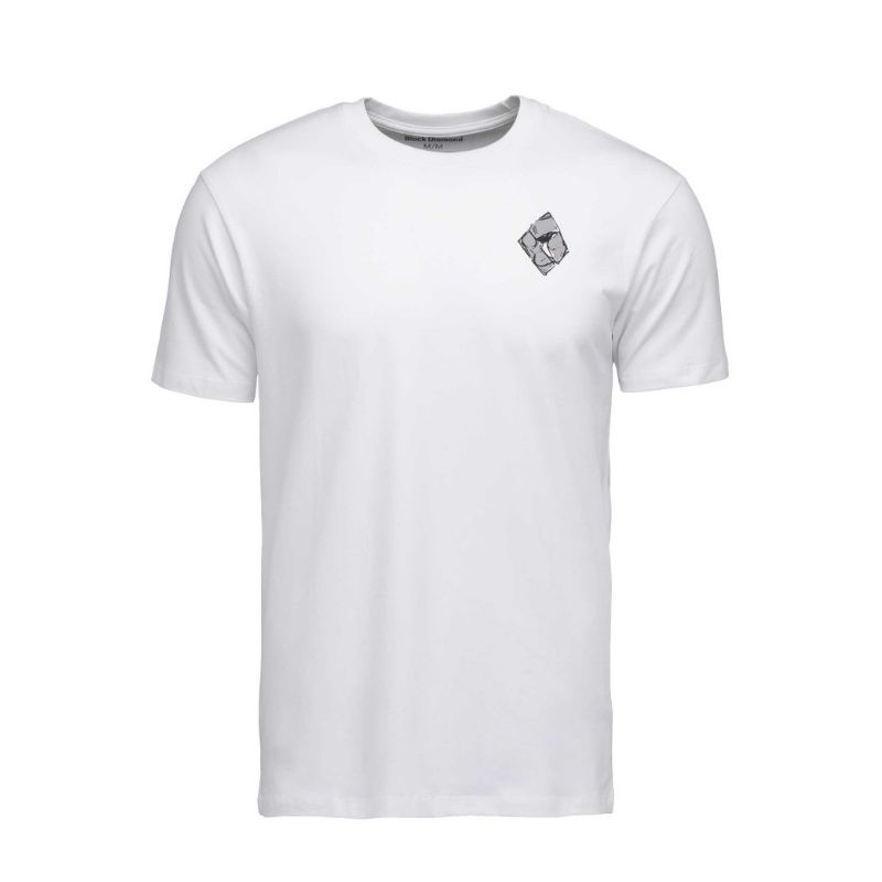 T-shirt da uomo Black Diamond Mono Pocket Short Sleeve Tee (Bianco)