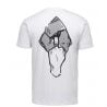 Camiseta de escalada para hombre Black Diamond Mono Pocket Short Sleeve Tee (Blanco)