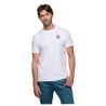 Camiseta de escalada para hombre Black Diamond Mono Pocket Short Sleeve Tee (Blanco)