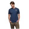 Klatre-T-skjorte for menn Black Diamond Mono Pocket Kortermet T-skjorte (Indigo)