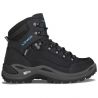 Naisten vaelluskenkä Lowa Renegade GTX Mid WS (asfaltti/turkoosi)