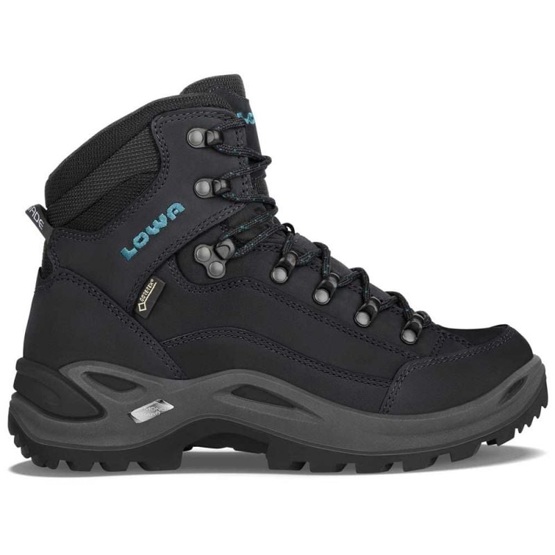 Bota de montaña para mujer Lowa Renegade GTX Mid WS (asfalto/turquesa)