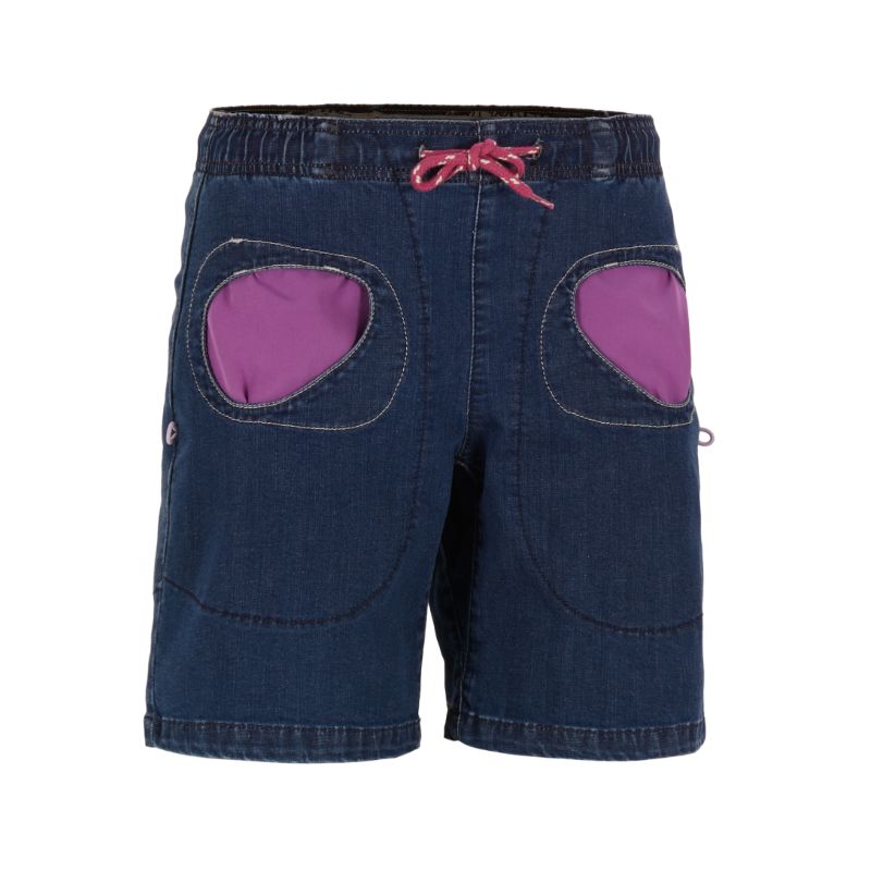 Klimshort E9 ONDA SHORT DENIM (BLAUW) VROUWEN