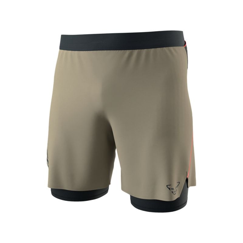 Heren hardloopshort Dynafit ALPINE PRO 2/1 SHORTS (Rock Khaki)
