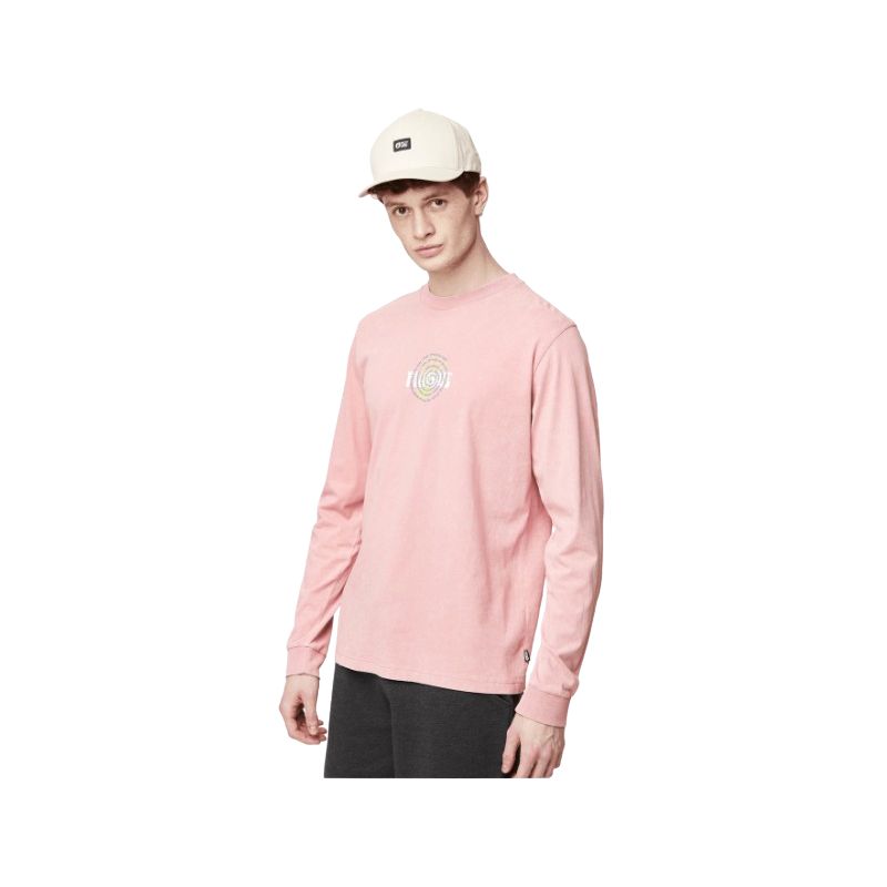 Långärmad T-shirt för män Picture OFITERS LS TEE (Woodrose Washed)