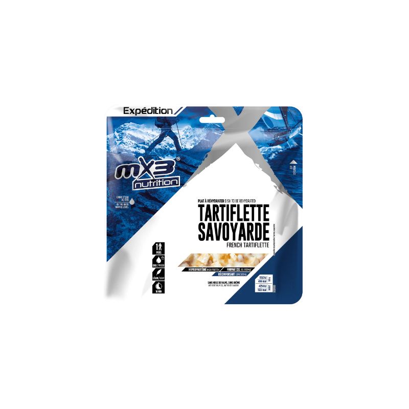 Plats lyophilisé MX3 Nutrition Tartiflette Savoyarde