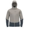 ODLO JACKET INSULATED ASCENT HYBRID (silver cloud - dark slate)