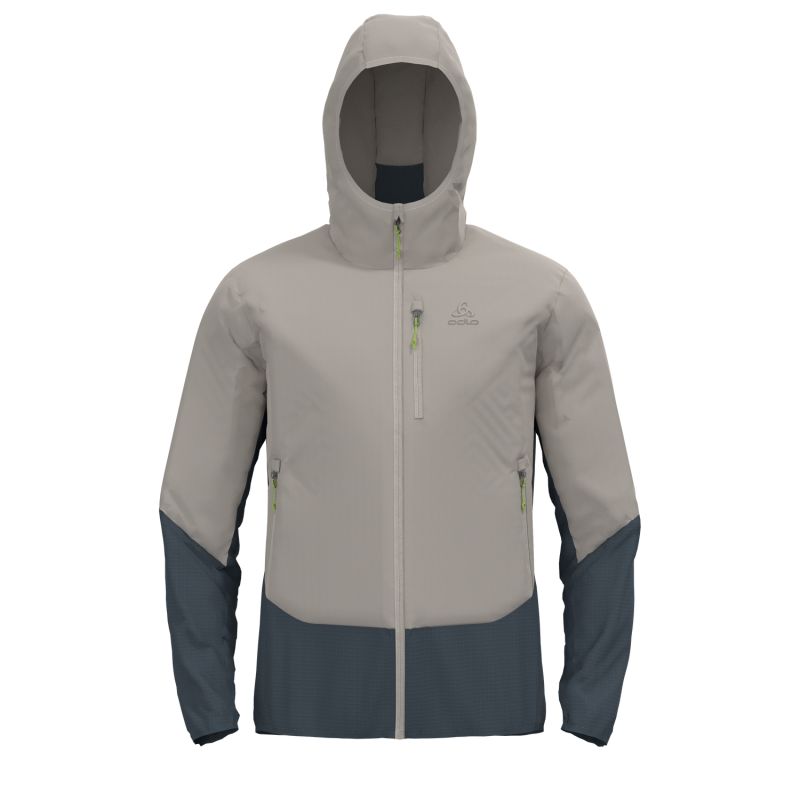 Jakke Odlo JACKET INSULATED ASCENT HYBRID (silver cloud - dark slate) man