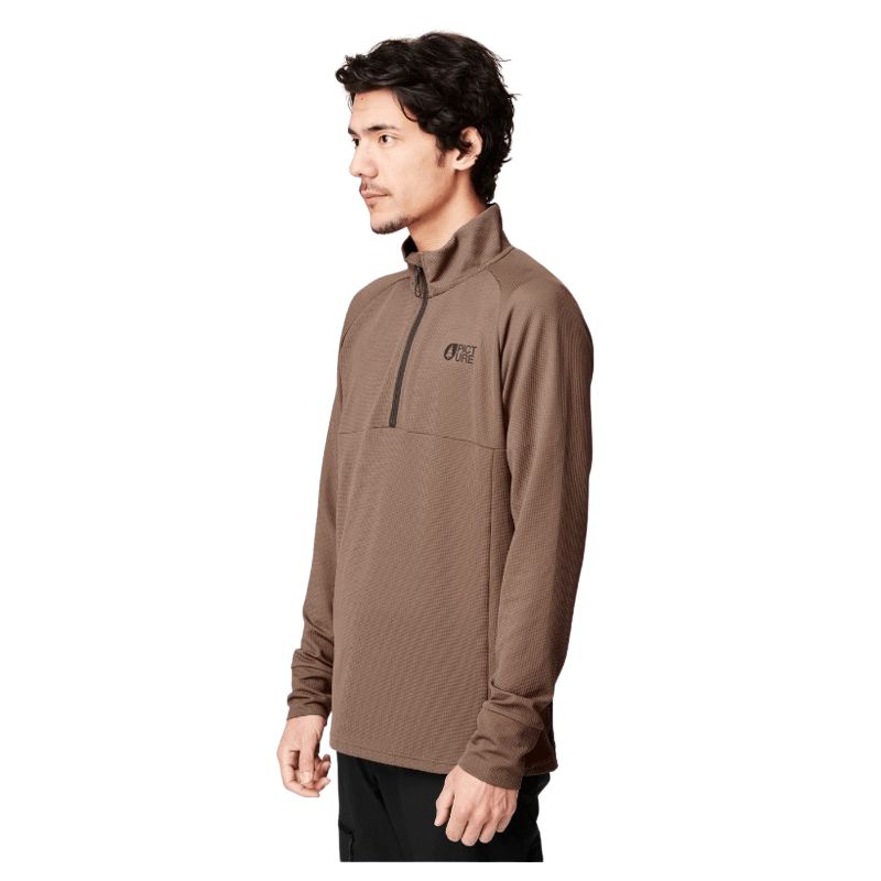 Polar fleece Picture HAUPREK 1/4 TECH FLEECE (Eikel) Heren