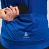 Maglia ciclismo uomo Odlo T-SHIRT S/U COLLAR S/S FULL ZIP ZEROWEIGHT CHILL-TEC (Limoges)