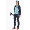 Hybride damesjack Dynafit TRANSALPER HYBRID INS JKT (bosbes MARINE BLUE)